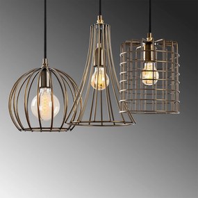 Candeeiro Chandelier Teltrio – Antique – 91 x 25 x 49-129 cm