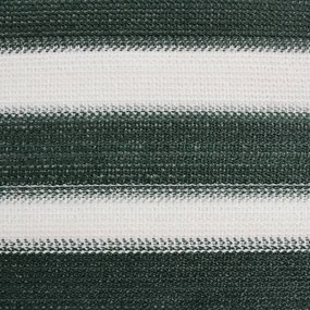 Rede ocultação p/ privacidade PEAD 195g/m² 2x10m verde e branco