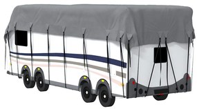 Caravan capa de telhado 1000x300 cm tecido não tecido cinzento