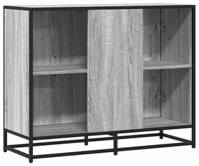 Aparador 94x35x76 cm derivados de madeira cinzento sonoma
