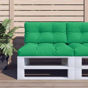 Almofadões para sofás de paletes 2 pcs verde