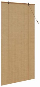 Persianas e Sombras de Janela Marrom Claro 120 x 220 cm Bambu