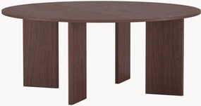 Mesa de jantar redonda com efeito madeira Graos, Ø 180 cm