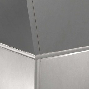 Vasos de Pilar para Jardim - 2 peças com Bowl de 40x40x100 cm em Aço I