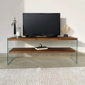 Móvel TV TV103 – Nogueira – 120 cm x 45 cm x 35 cm