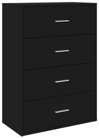 Aparadores 2 pcs 60x31x84 cm derivados de madeira preto