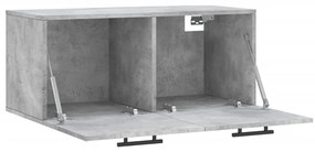Armário parede 80x36,5x35 cm derivados madeira cinzento sonoma