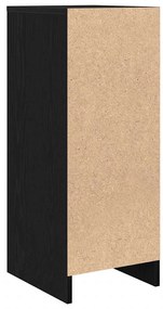 Aparador 29,5x34x76 cm derivados de madeira carvalho preto
