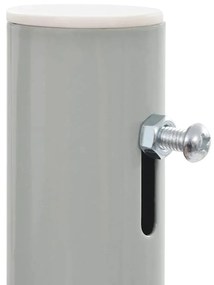 Toldo lateral retrátil para pátio 160x300 cm creme