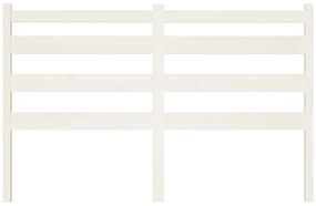 Cabeceira de cama 166x4x100 cm pinho maciço branco