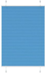 Azul Plissada Cega 95x100 cm Largura Tecido 94,4 cm Poliéster