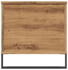 Mesa centro 90x44,5x45 cm derivados madeira carvalho artisiano