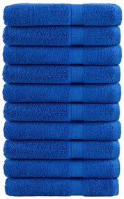 Toalhas premium SOLUND 10 pcs 100x200 cm 600 gsm azul