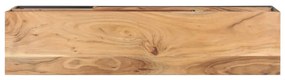 Móvel de TV 130x30x45 cm madeira de acácia maciça