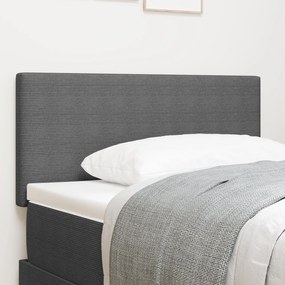 Cabeceira LED vidaXL Design Simples Cinza Claro 80 cm Tecido de Courís
