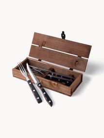 Conjunto de talheres para bife com caixa Old Farmer, vários tamanhos