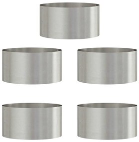 Conjunto de Vasos de Aço Inoxidável Aço inoxidável 40 cm de diâmetro