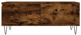 Mesa de centro 90x50x36,5 cm derivados madeira carvalho fumado