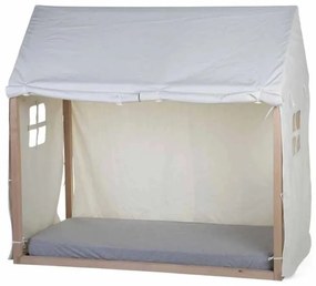 424570 CHILDHOME Cobertura de cama 150x80x140 cm branco