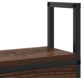 Cabeceira de armazenamento Carvalho castanho 160 cm