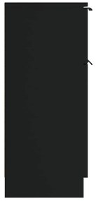 Aparadores 2 pcs 30x30x70 cm derivados de madeira preto