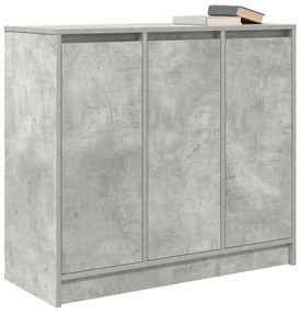Aparador 85x34x76 cm derivados de madeira cinzento cimento