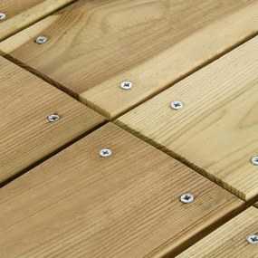 Mesa de jardim 160x74x75 cm madeira de pinho impregnada