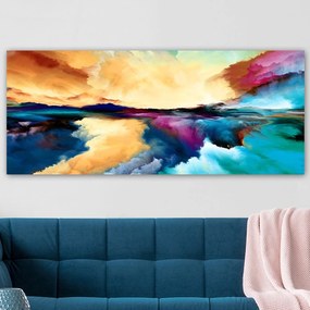 Pintura Decorativa em Tela YTY1027048810_50120 – Multicolor – 50 x 120