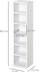 Estante com Prateleiras – Modelo Turku – 21x22 – Madeira – 6 Níveis