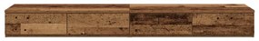 Camas com Gavetas vidaXL Cinza Sonoma 140x36,5x16,5 cm Madeira de Enge