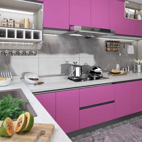 Autocolante para móveis 500x90 cm PVC roxo brilhante