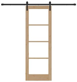 Porta Deslizante vidaXL com Conjunto de Hardware 'ORKDAL'73.5x211 cm