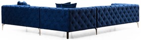 Sofá de Canto Como – Azul Marinho – 310 cm x 70 cm x 270 cm
