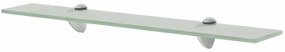 Prateleira flutuante vidro 60x20 cm 8 mm