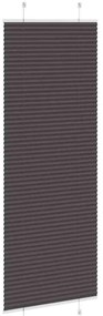 Preto Plissada Cega 80x200 cm Largura Tecido 79,4 cm Poliéster