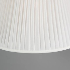 Candeeiro de suspensão retro creme 45 cm - Plisse Retro