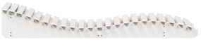 Espreguiçadeiras 2 pcs 205x60x31,5 cm pinho maciço branco