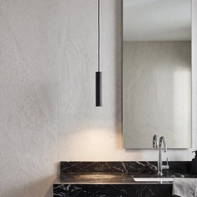 Candeeiro suspenso de design preto GU10 50mm IP44 - Tuba