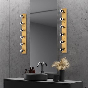 **** Aplique de Parede Mirro – Dourado – 10 x 10 x 91 cm

**