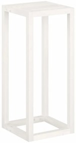 3 pcs conjunto de suporte plantas pinho maciço branco