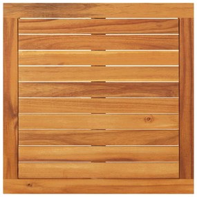 2 pcs conj. lounge de jardim c/ almofadões cinza-escuro acácia