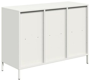 Aparador 101,5x39x73,5 cm aço laminado a frio branco