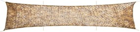 vidaXL Rede de camuflagem com saco de arrumação 706x140 cm areia