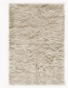 Tapete em lã artesanal de pelo comprido Shaggy
