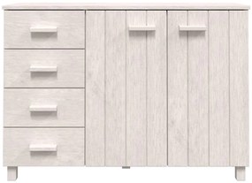 Aparador HAMAR 113x40x80 cm pinho maciço branco