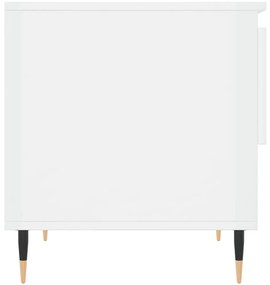 Mesa de centro 50x46x50cm derivados de madeira branco brilhante