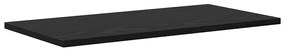 Prateleiras - Conjunto de 4 em Carvalho Preto, 60x30x1.5 cm, feitas de
