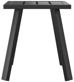 Mesa de jardim 34x34x38 cm aço antracite