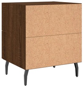 Mesa de cabeceira 2 pcs derivados de madeira carvalho castanho