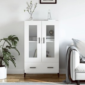 vidaXL Aparador alto 69,5x31x115 cm derivados de madeira branco
